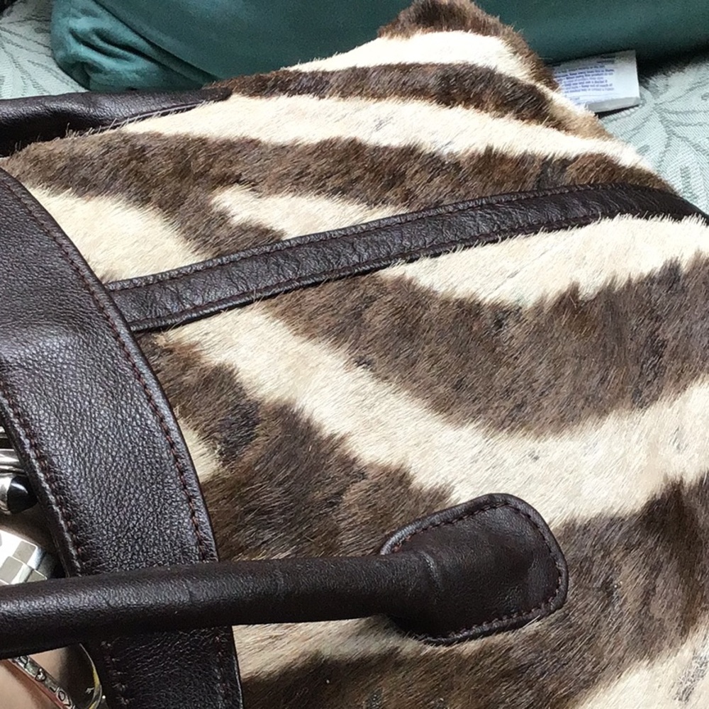 Unique Beldam  leather lined hide bag - Picture 8 of 8